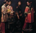 Bellezas para el camino 1988 Chica china Chen Yifei